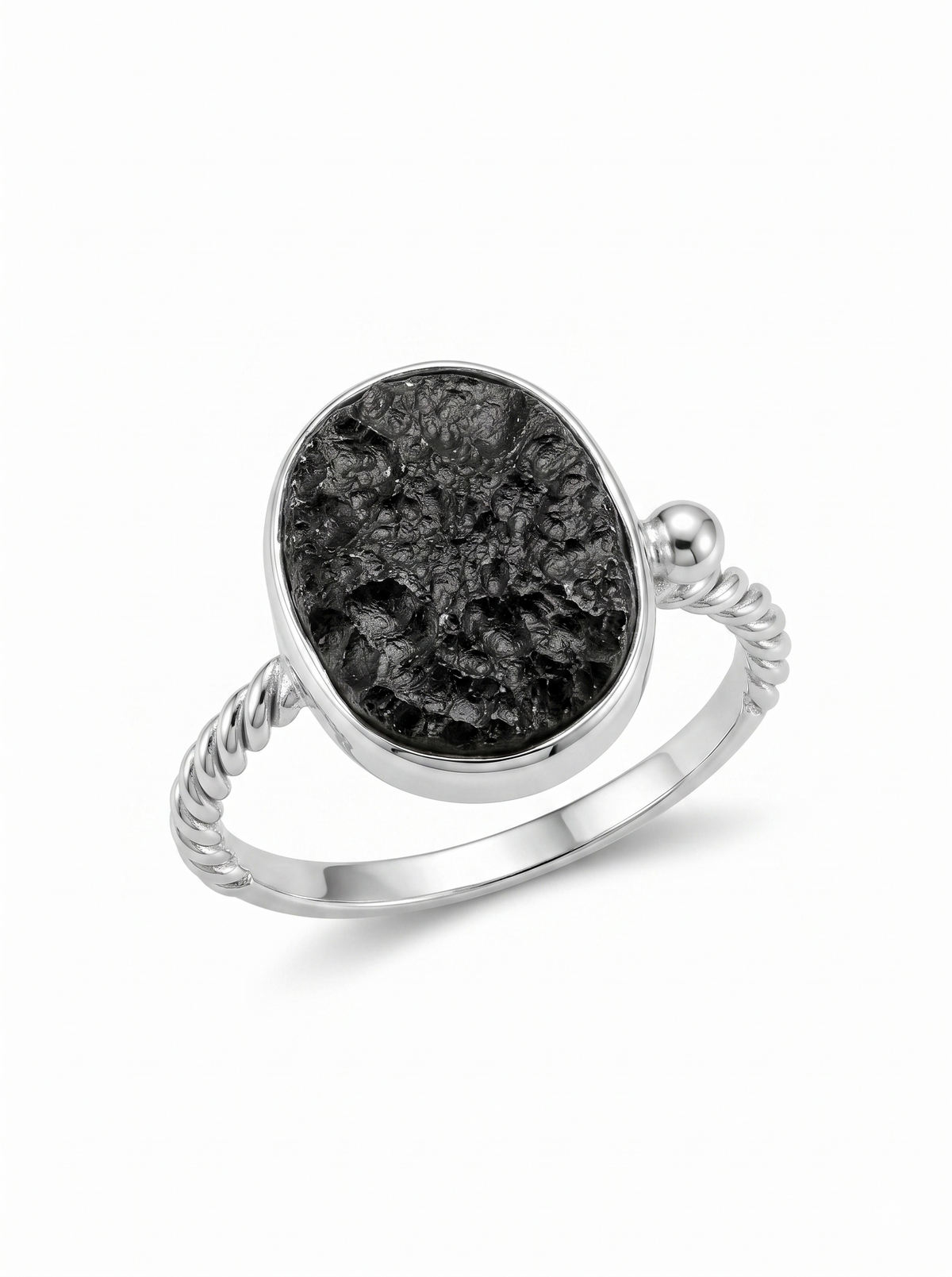 Moldavite Ring,925 Solid Sterling Silver Ring, Raw Stone Moldavite, Genuine Czech Republic Moldavite Gemstone Ring, Gift For Mom