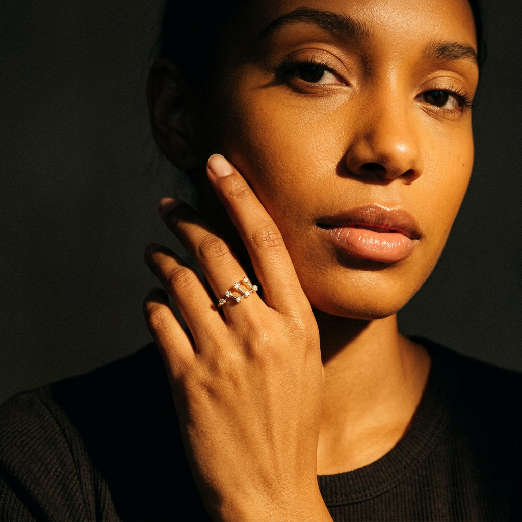 The Constellation Ring | Virgo | Natural Diamond