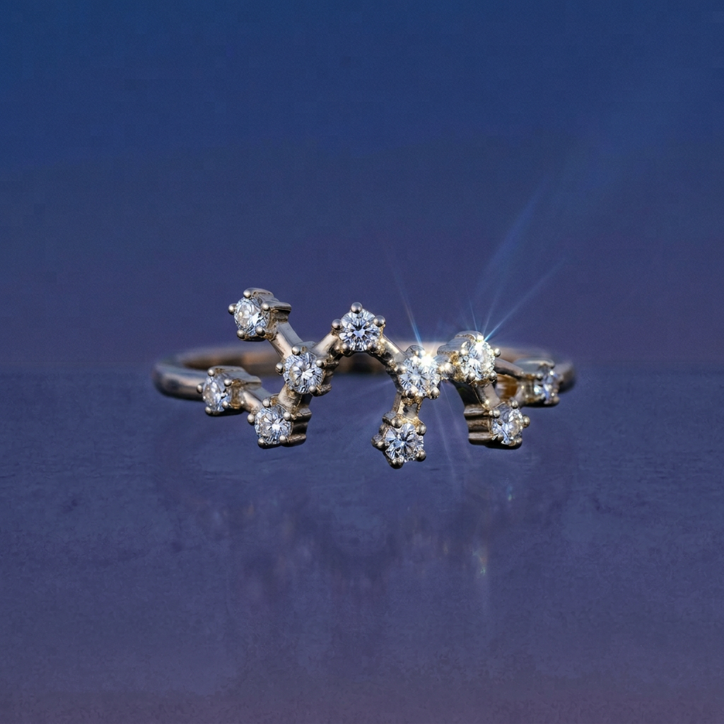 The Constellation Ring | Sagittarius | Natural Diamond