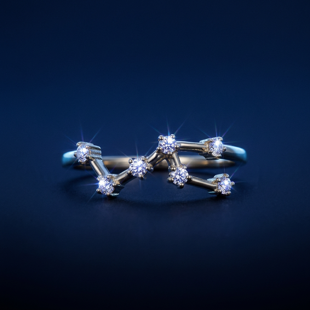 The Constellation Ring | Leo | Natural Diamond