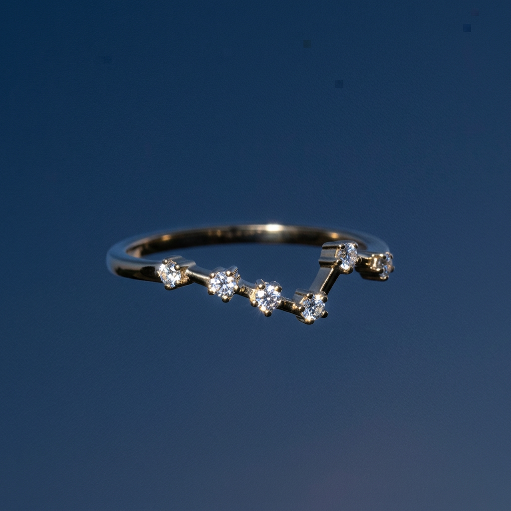 The Constellation Ring | Pisces | Natural Diamond