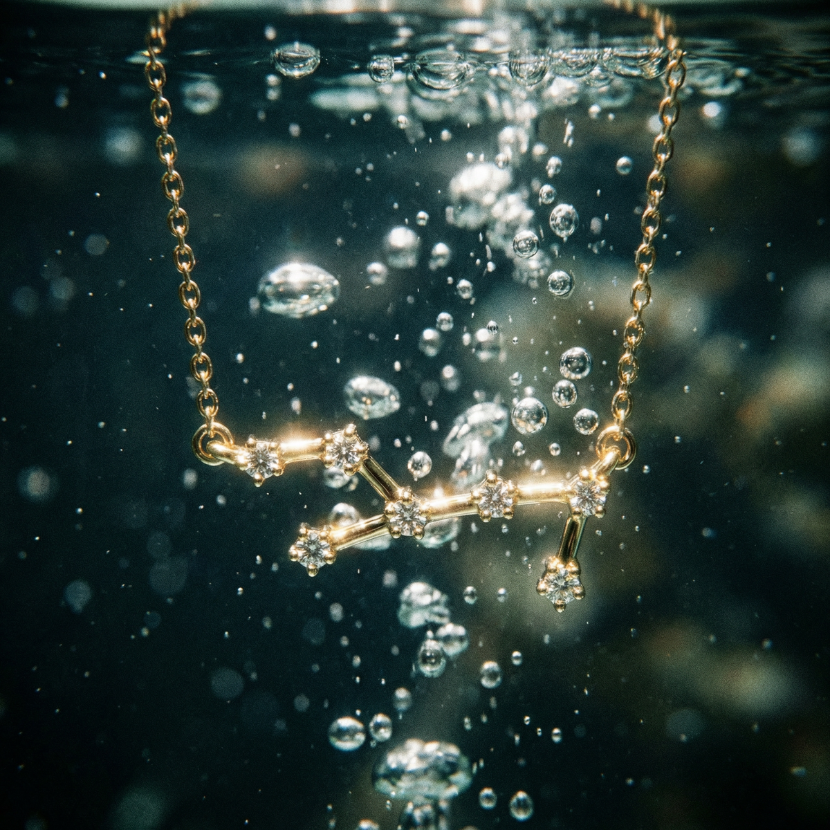 The Constellation Necklace | Virgo | Natural Diamond