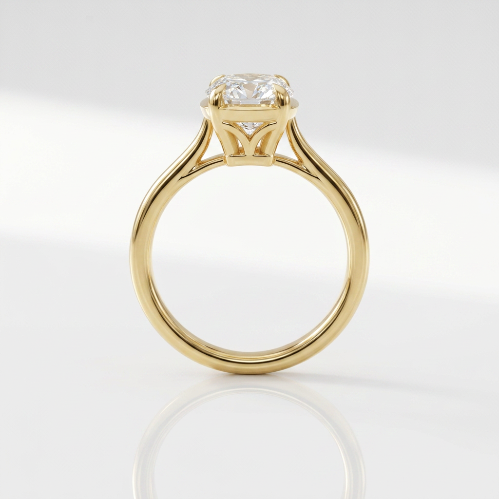 The Clutch Engagement Ring | Elongated Cushion