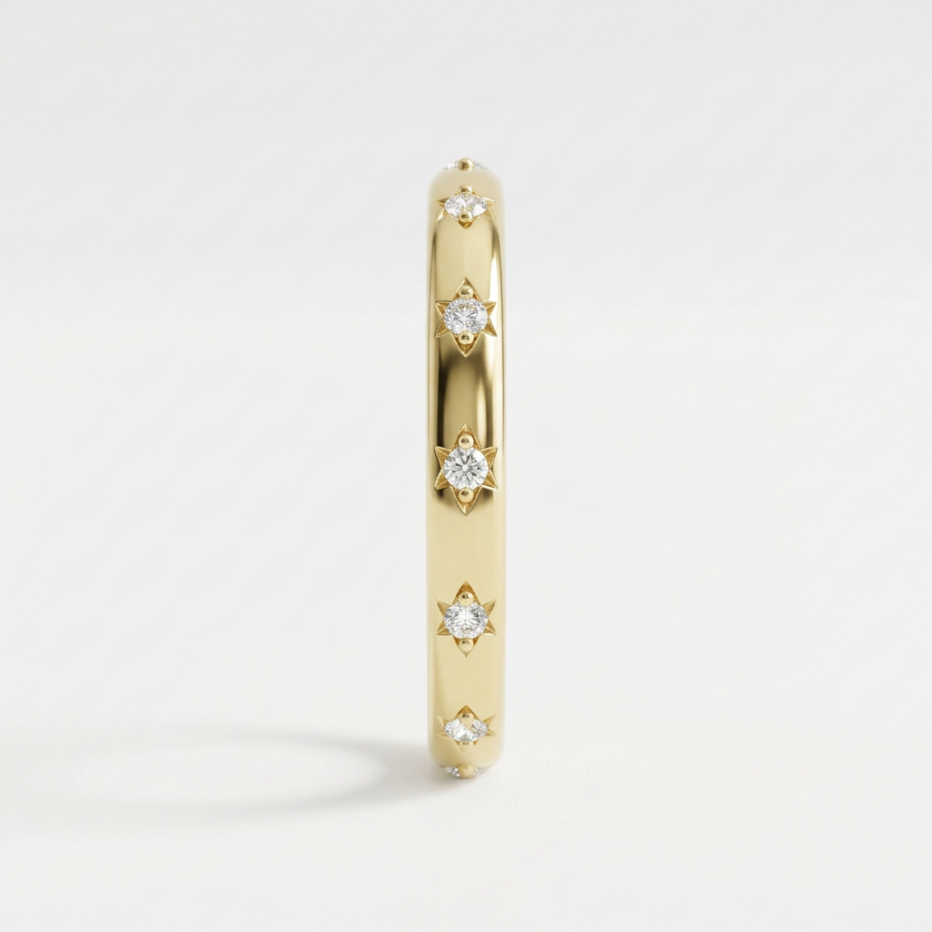The Celestial Eternity Band | Lab-Grown Diamond | 0.07 CTW