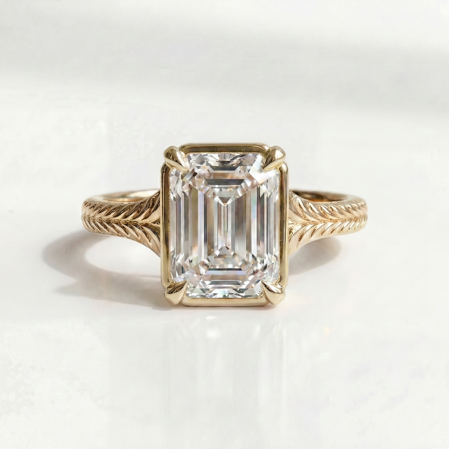 The Gilda Engagement Ring | Emerald Cut