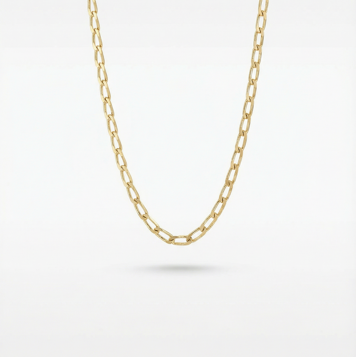 Open Link Chain | 26" | 2mm | 14K Yellow Gold