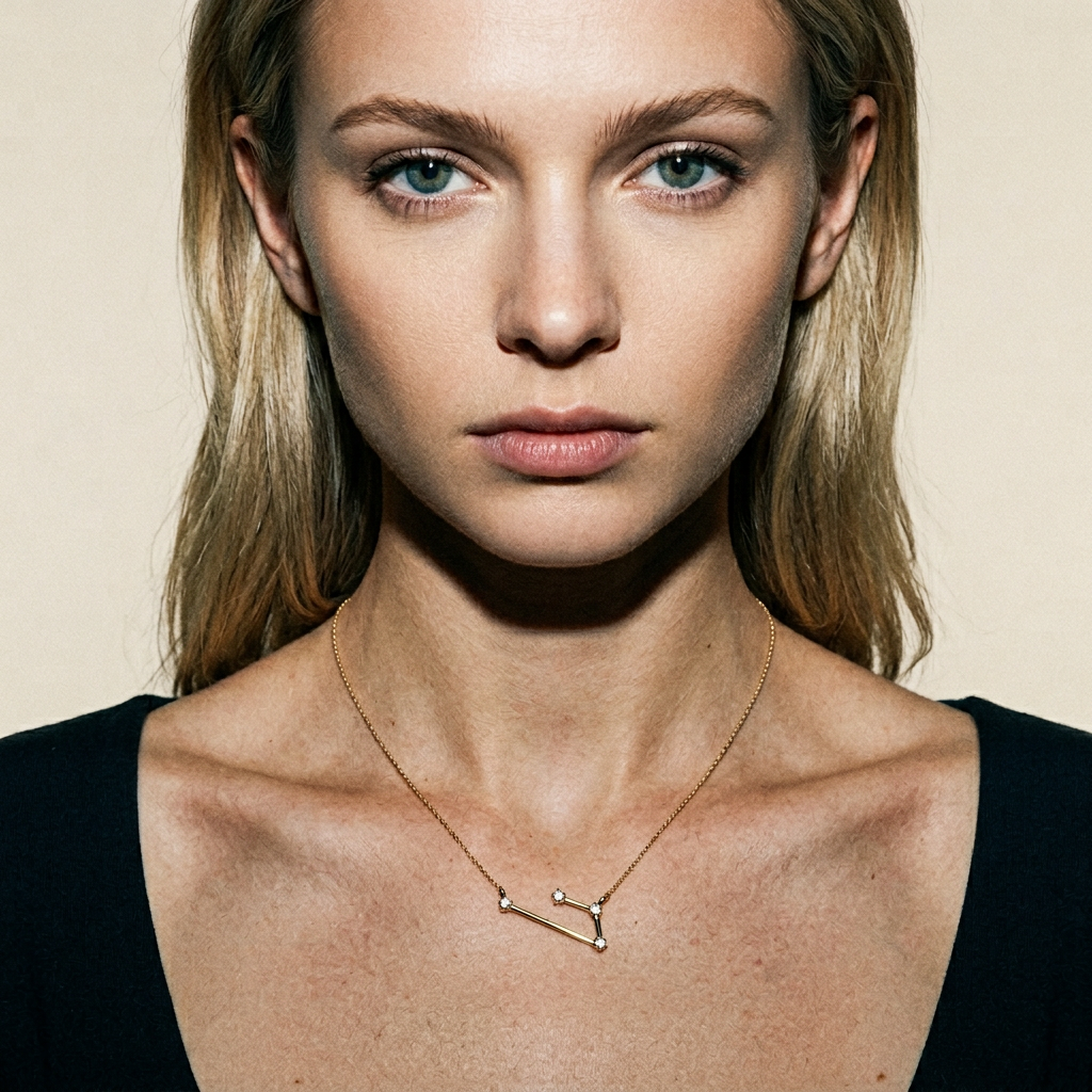 The Constellation Necklace | Aries | Natural Diamond