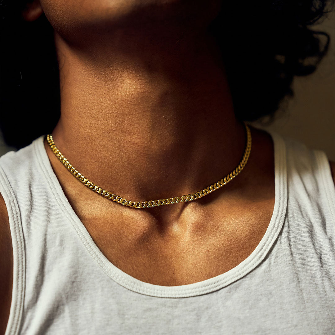 Gold 5mm Curb Chain