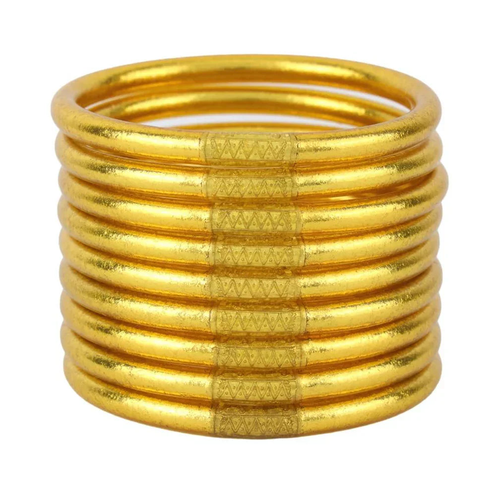 BuDhaGirl All Weather Bangles-Serenity Prayer (Set of 9)
