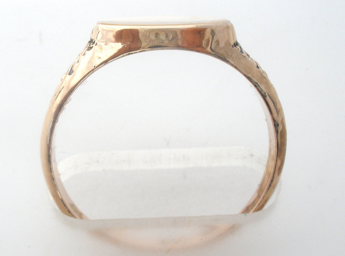 Gold Filled Signet Ring Size 8 Vintage
