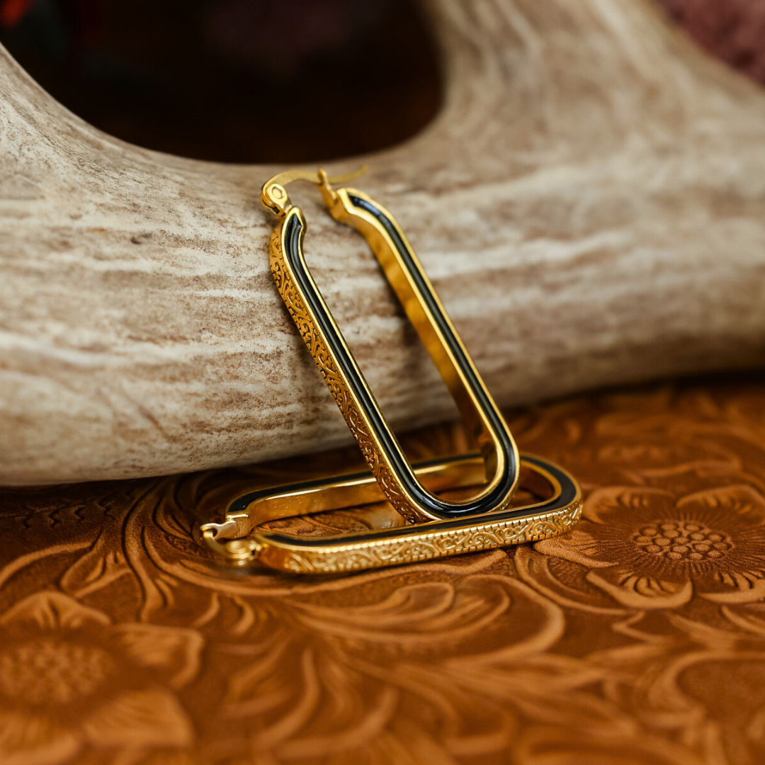 The Gold Etta Hoops