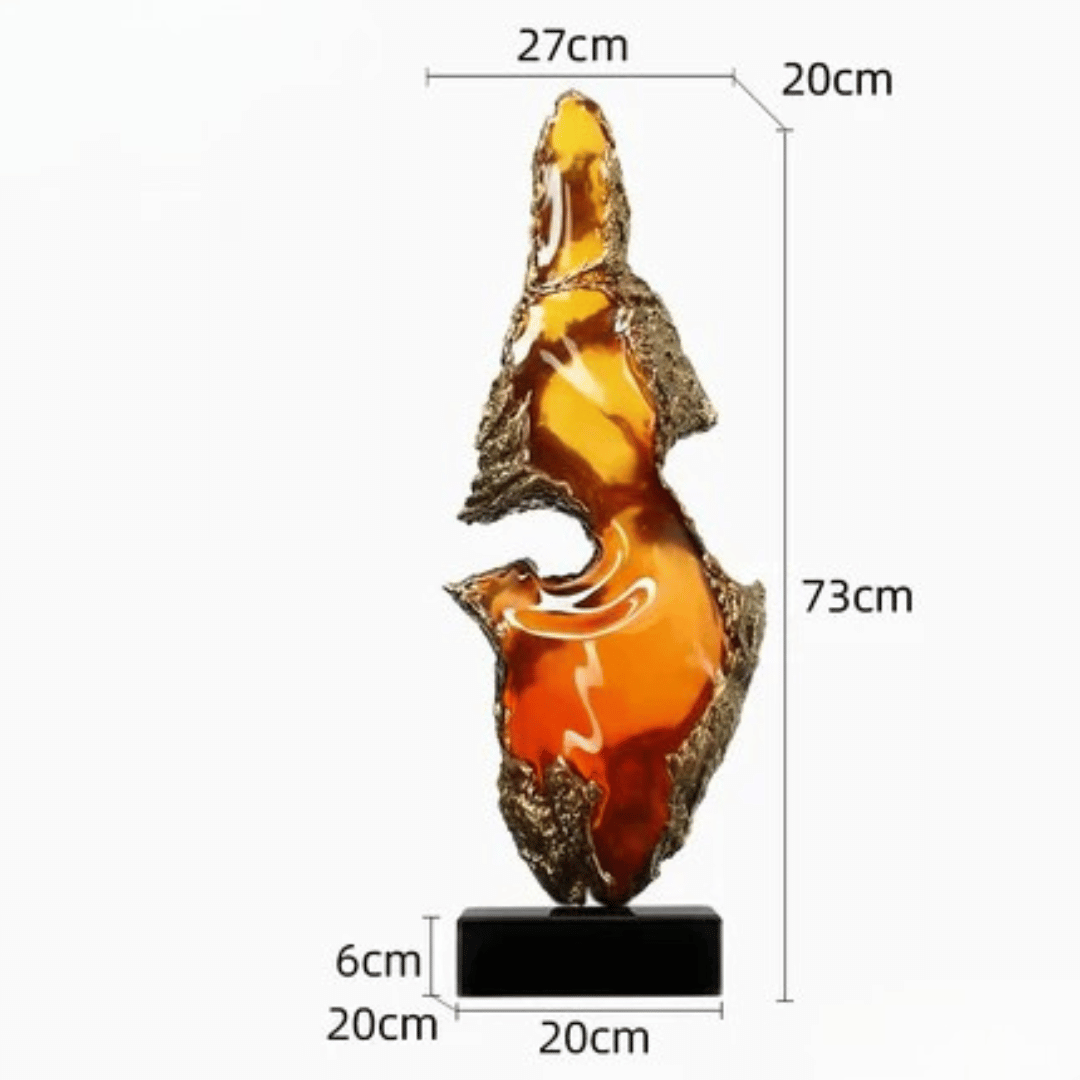 Large Abstract Resin Sculpture
