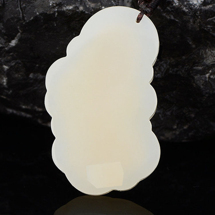Golden Pixiu Hetian Jade Prosperity Necklace