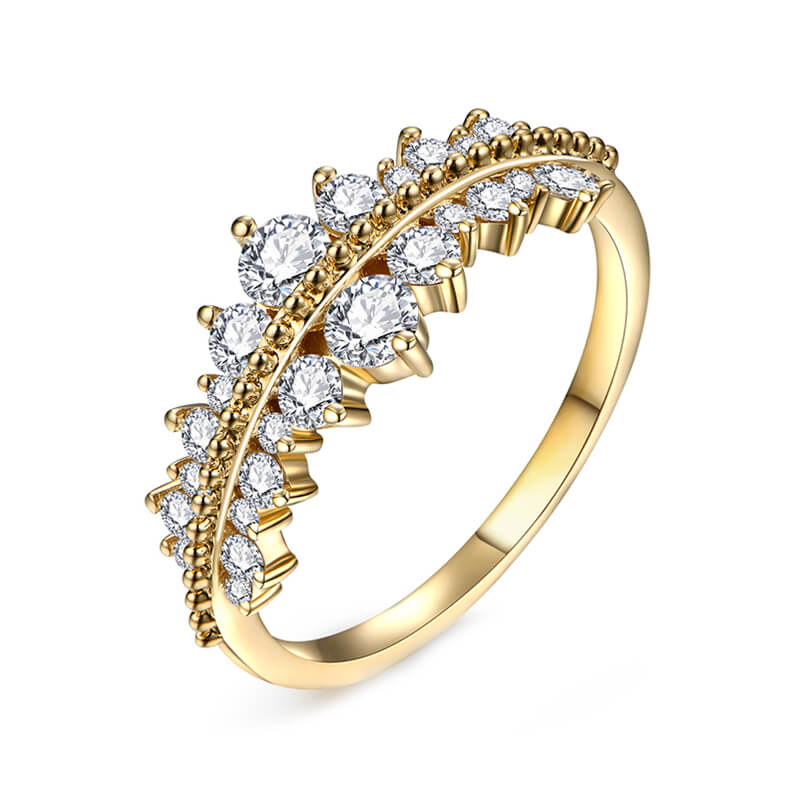 Graduated Round Moissanite Milgrain Half Eternity Wedding Band Ring