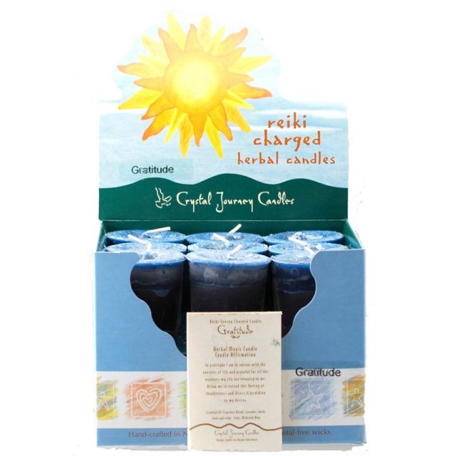 Gratitude Herbal Votive Candles