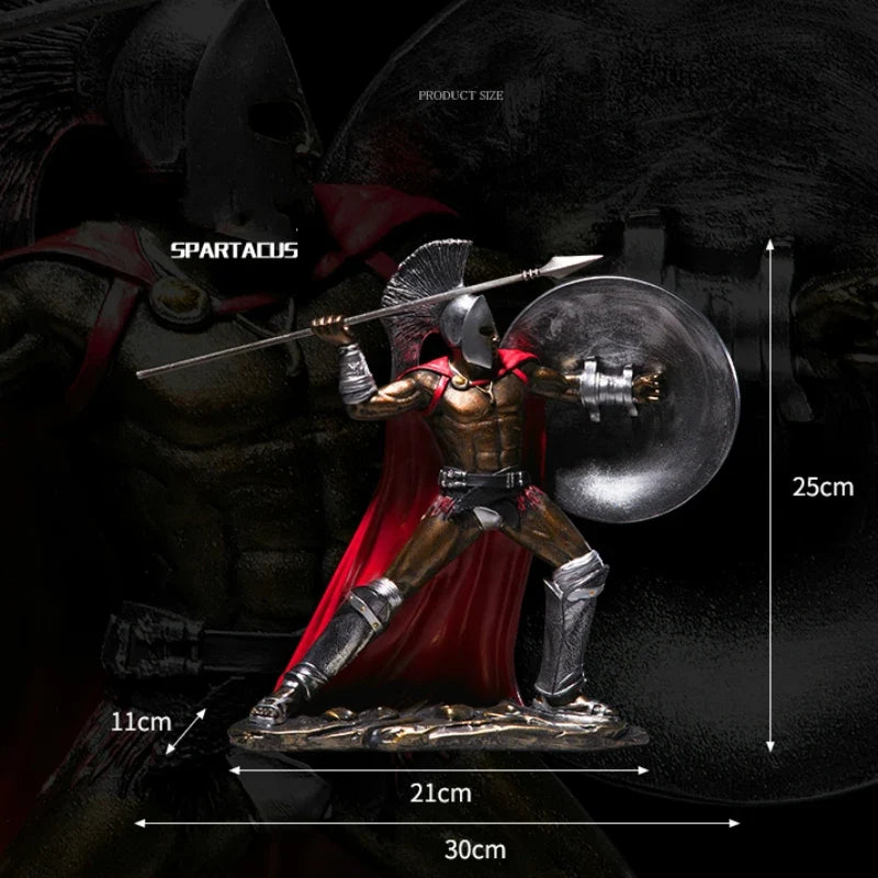 THE BRASIDAS
Spartan Combat Sculpture · Large Format · Hand-Finished Resin