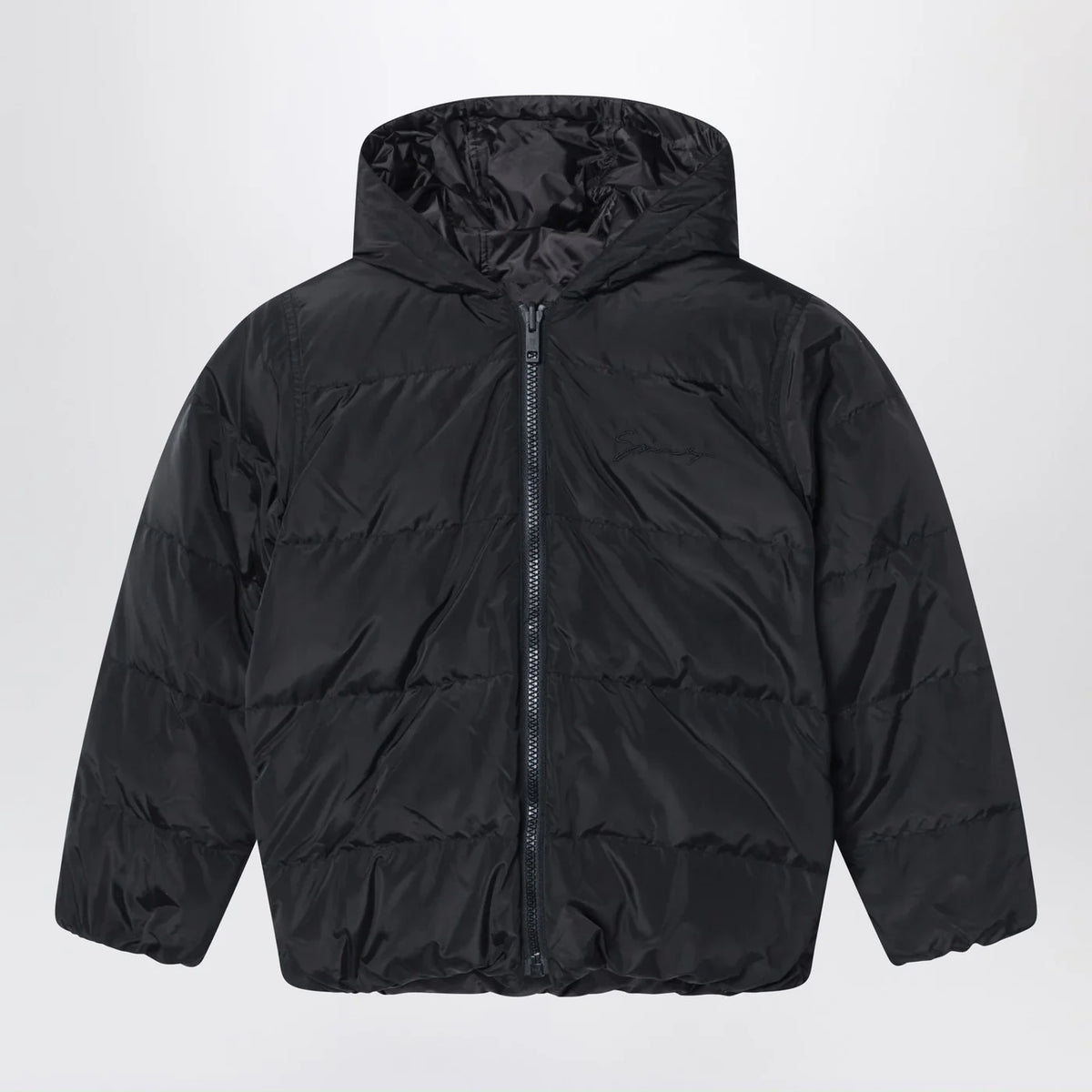 Givenchy - Black puffer jacket with G print