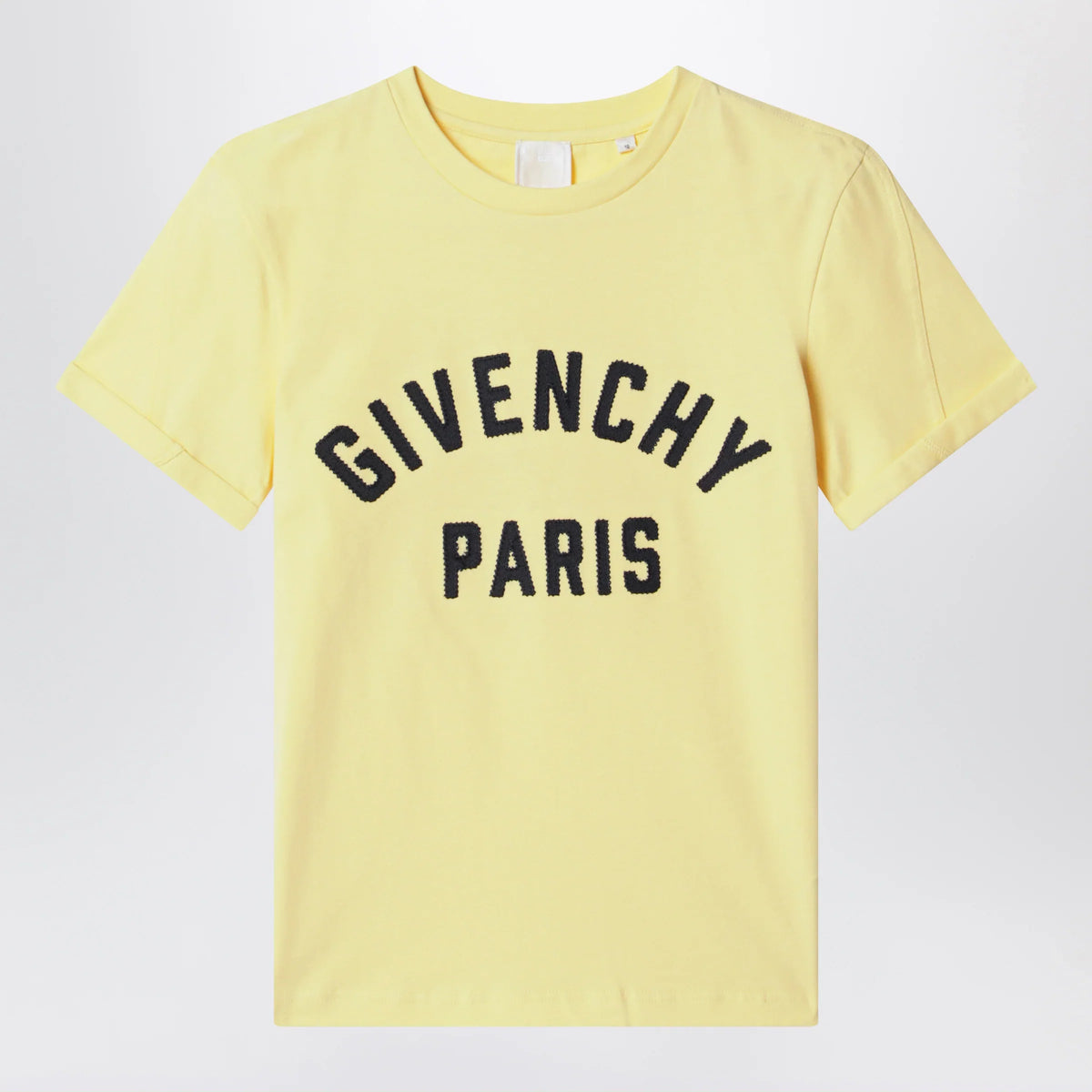 Givenchy - Yellow T-shirt with embroidered logo