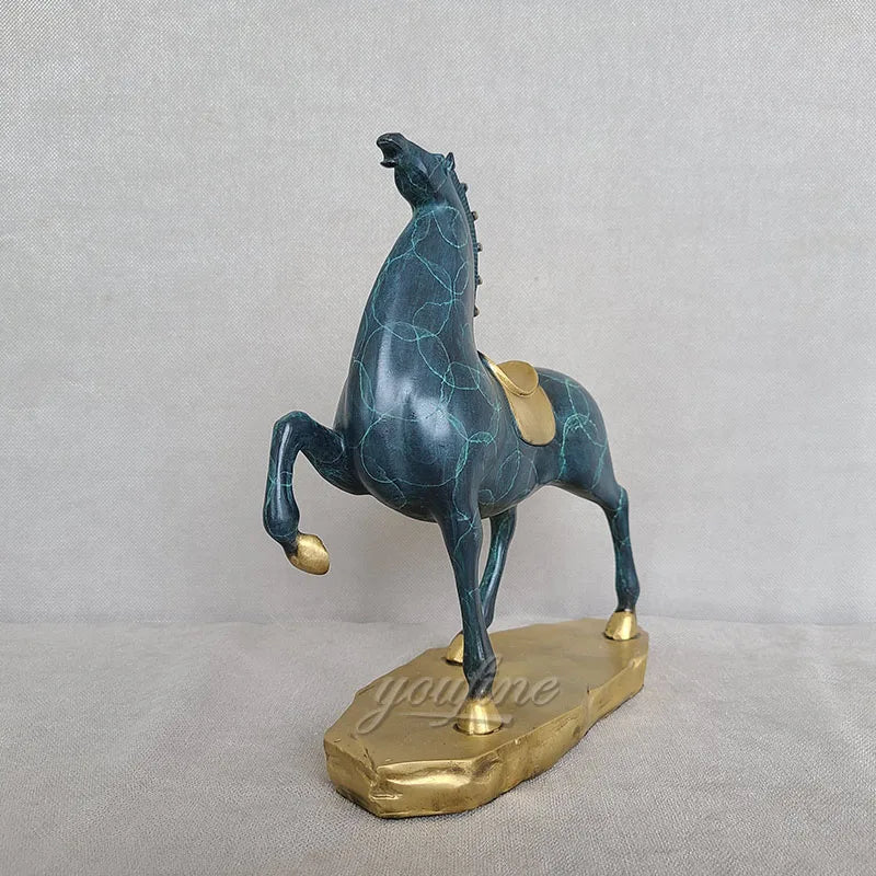 THE STEED | Hand-Painted Bronze Equestrian Sculpture