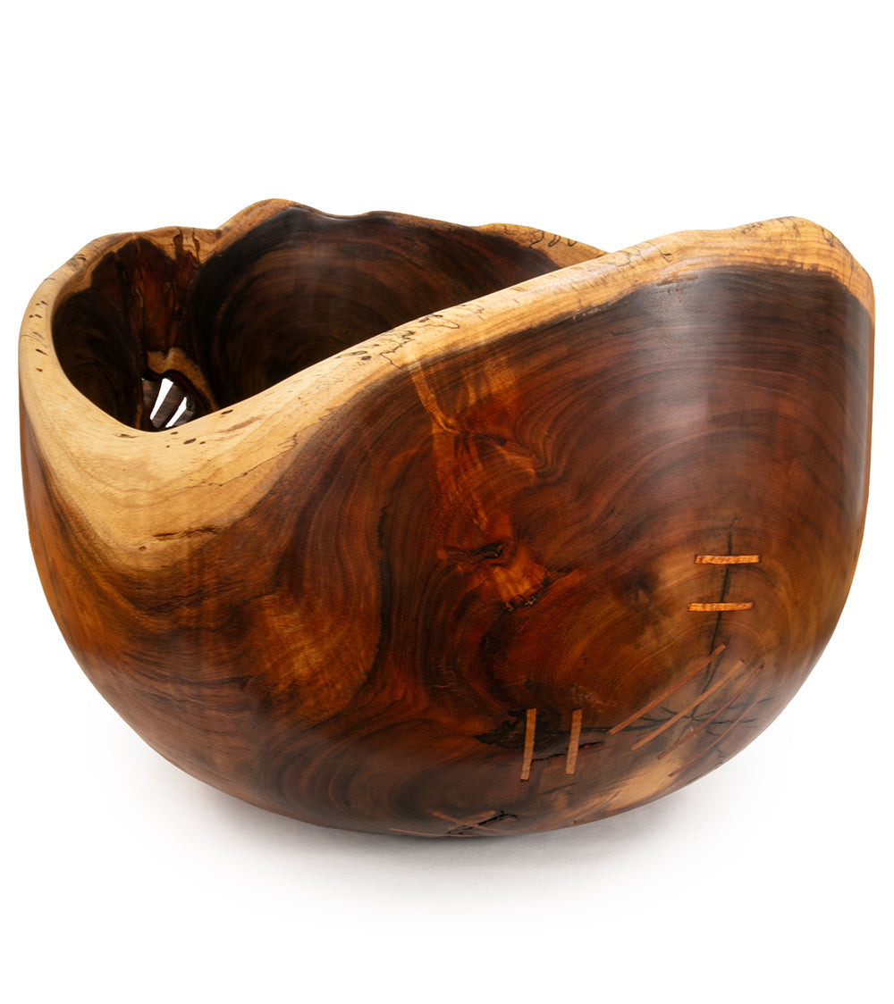 Koa Bowl with Koa Stitch #2407 by Aaron Hammer