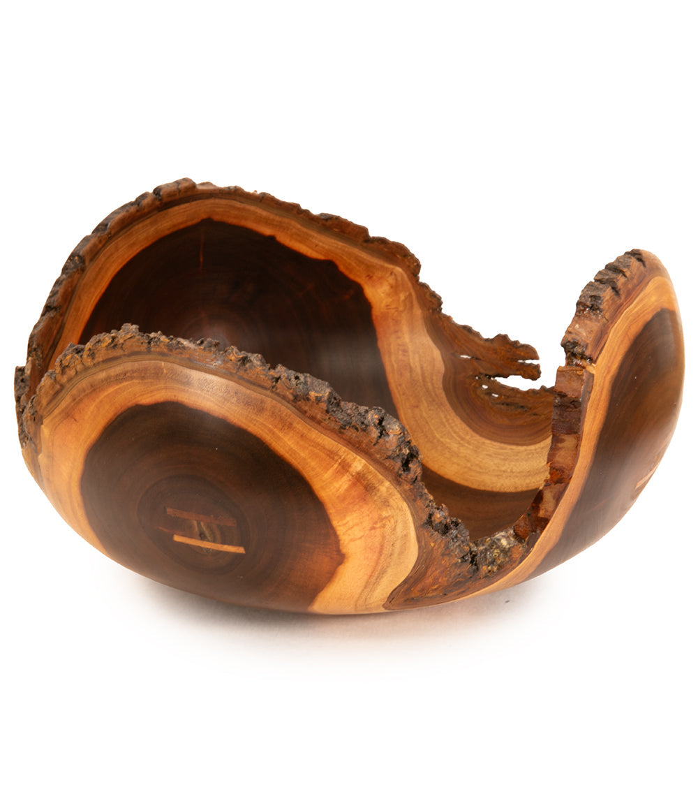 Milo Bowl with Bark and Koa Stitch #2521 by Aaron Hammer