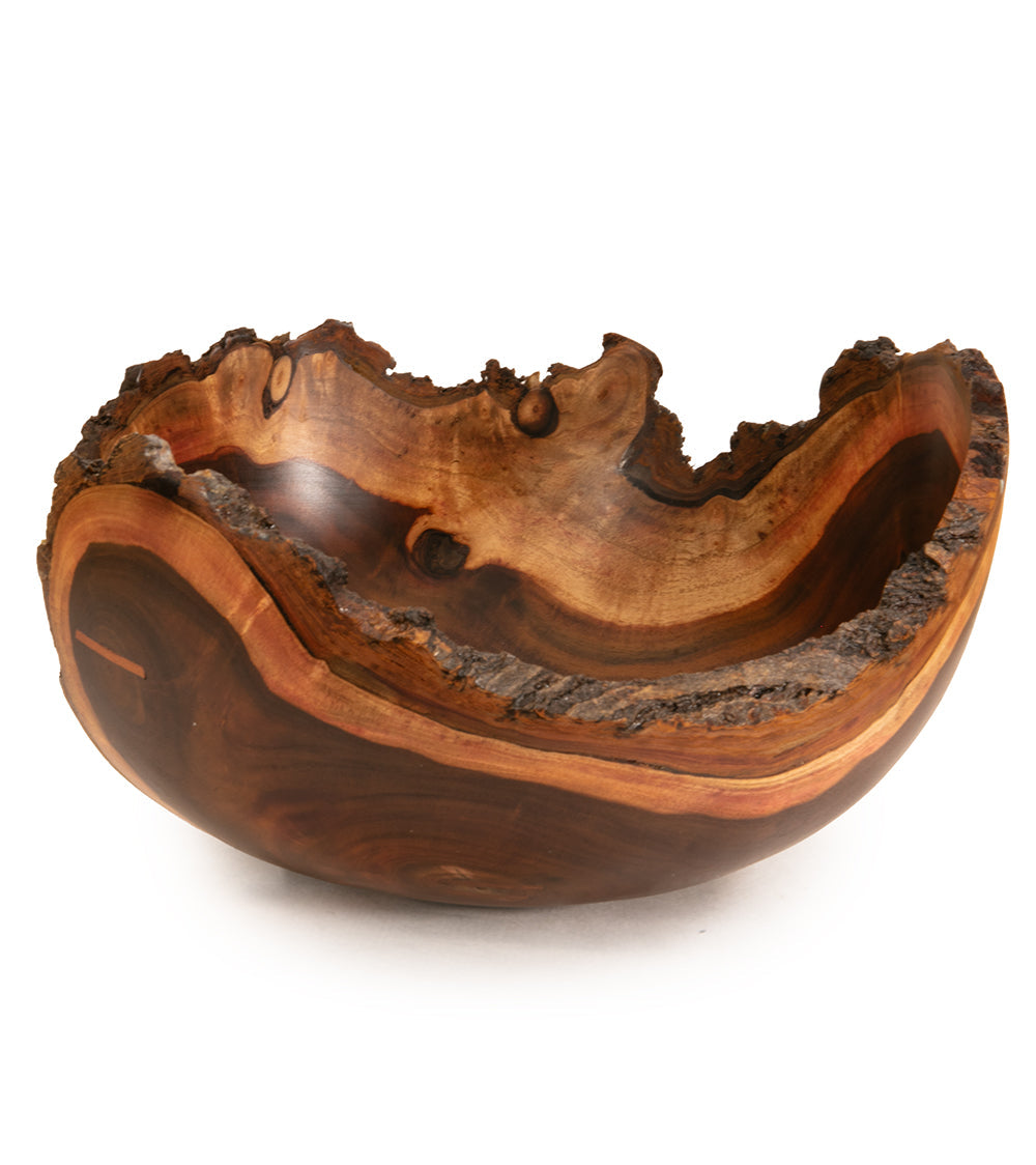 Milo Bowl with Bark and Koa Stitch #2522 by Aaron Hammer