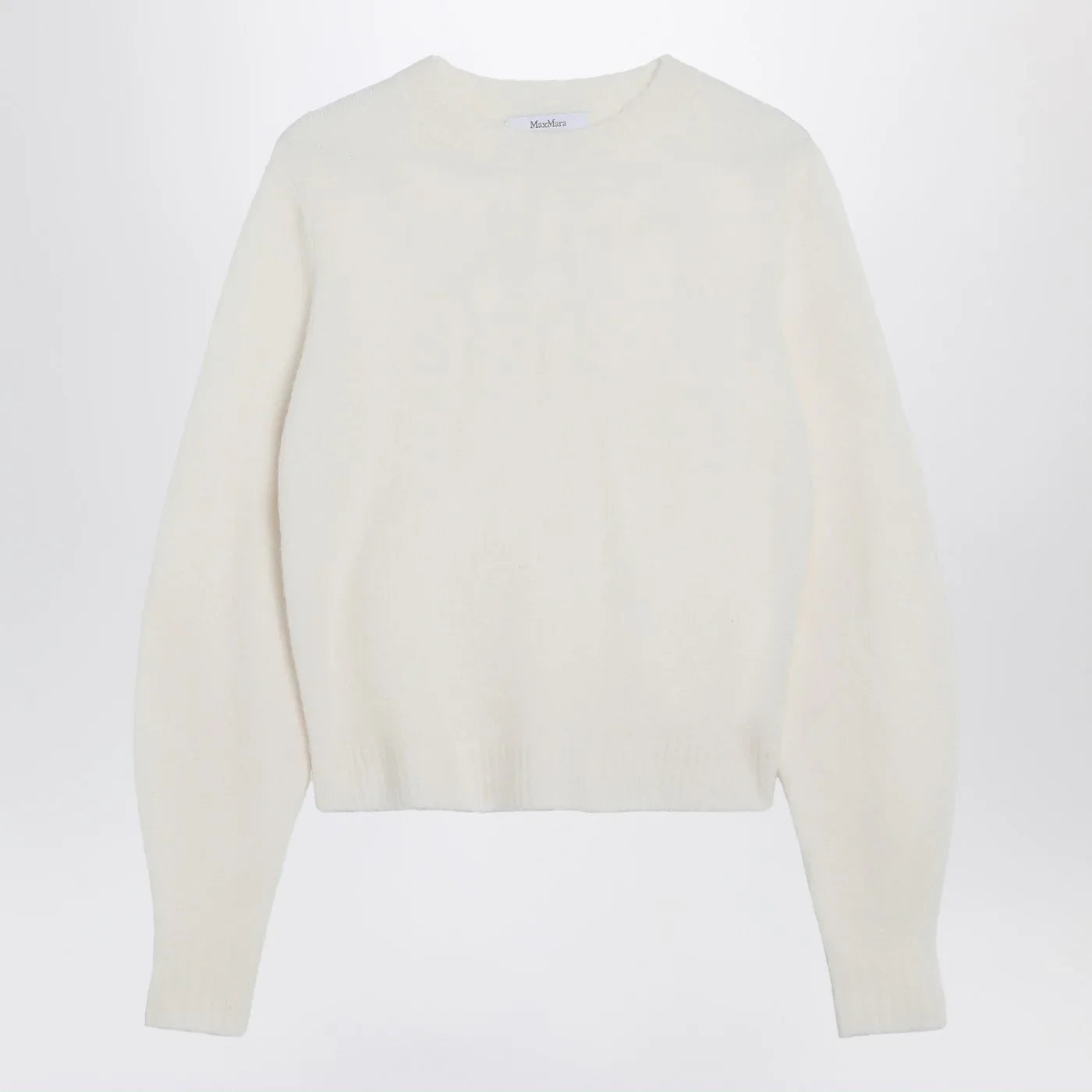 Max Mara - Ivory sweater in stretch cashmere knit