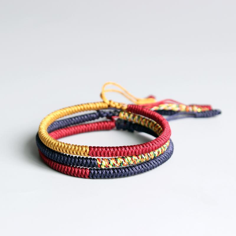 Handmade Knots Lucky Rope Bracelet (Peace)