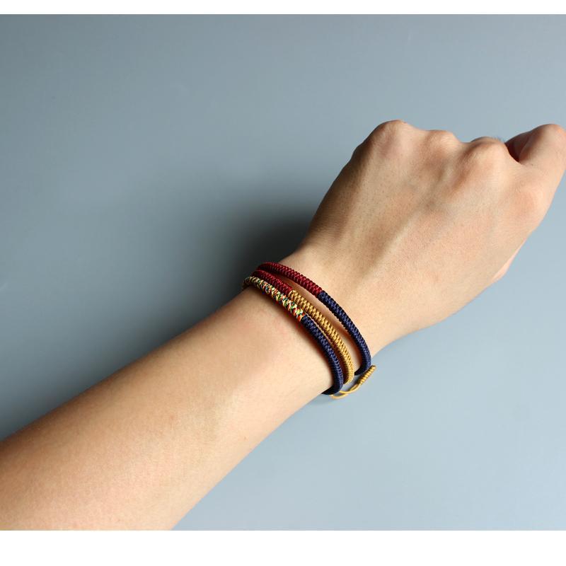 Handmade Knots Lucky Rope Bracelet (Peace)