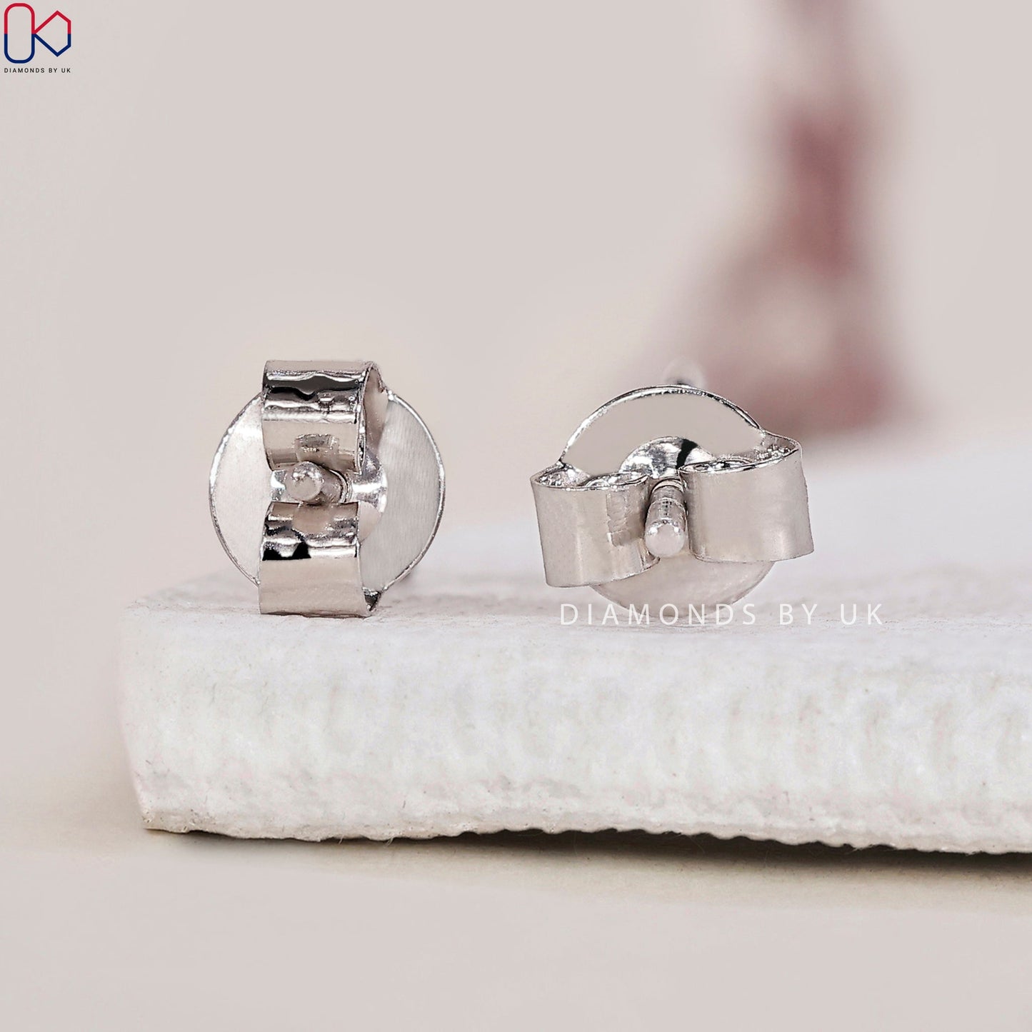 Marquise Diamond Earrings - White Gold