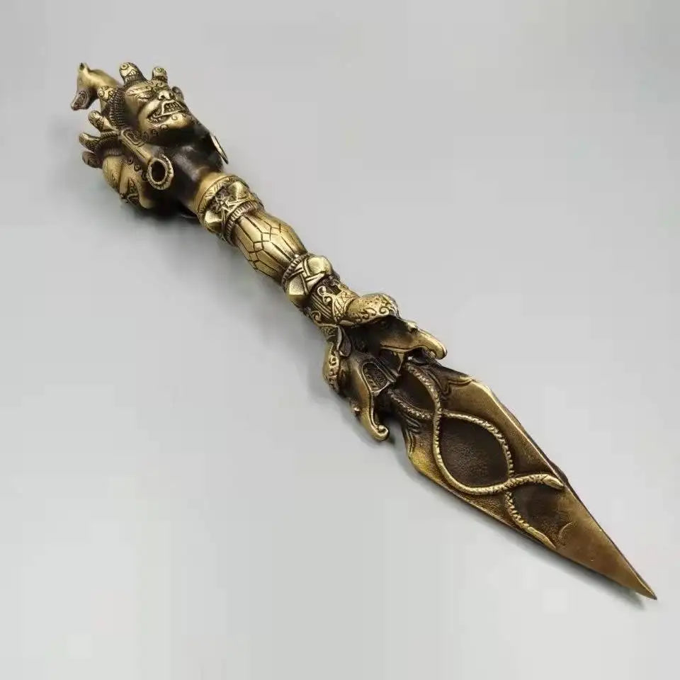 Brass Phurba Ritual Dagger