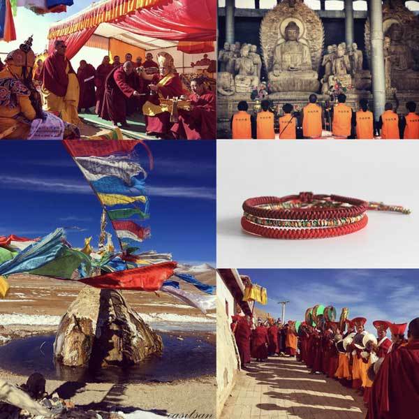 Tibetan Knot Buddhist Lucky Bracelet