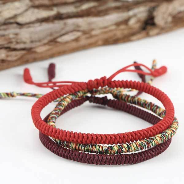 Tibetan Knot Buddhist Lucky Bracelet