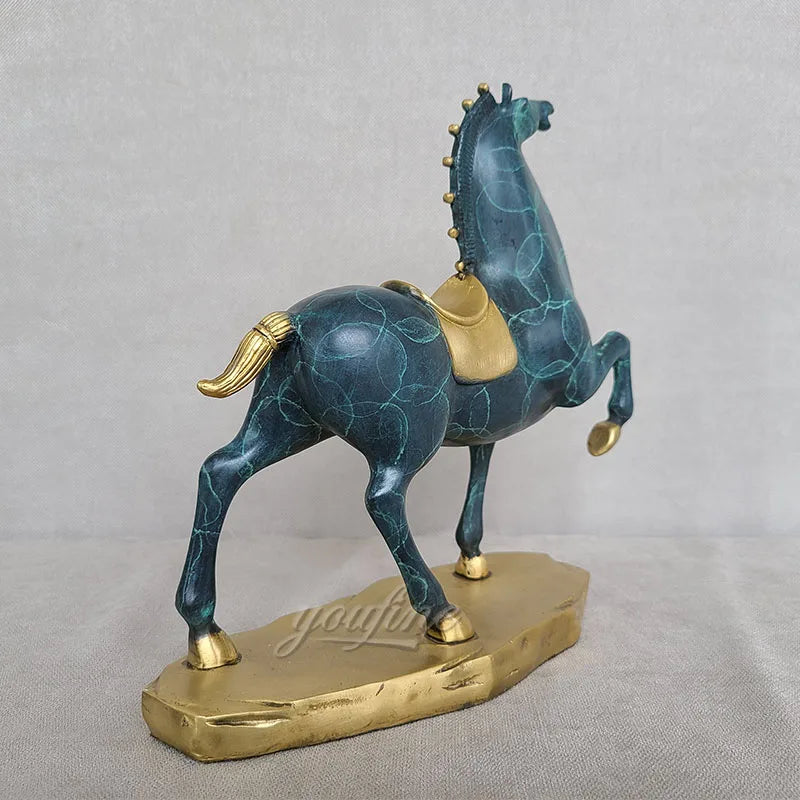 THE STEED | Hand-Painted Bronze Equestrian Sculpture