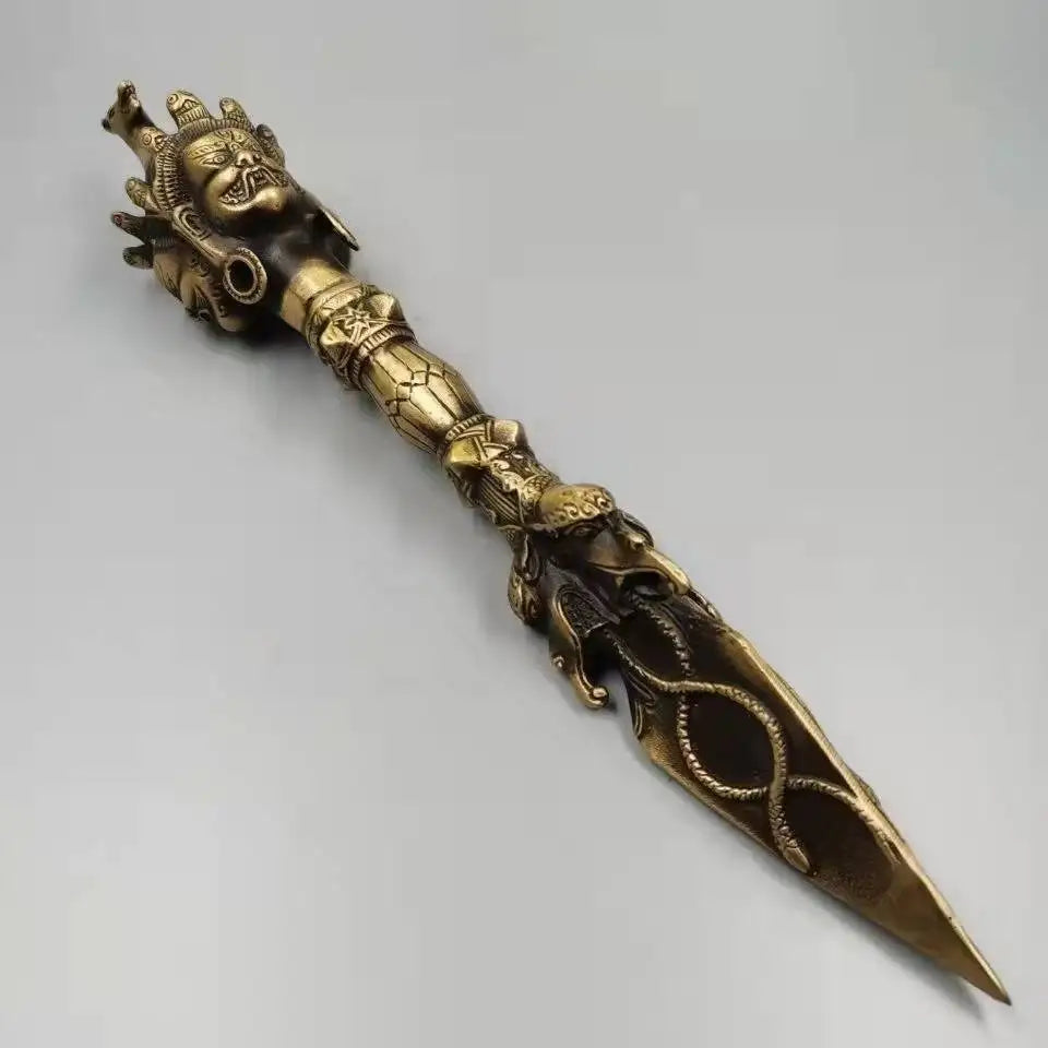 Brass Phurba Ritual Dagger