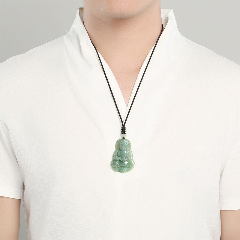 Healing Buddha Jade Necklace