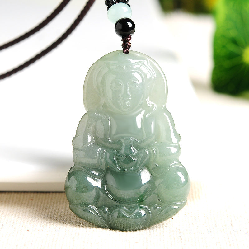 Healing Buddha Jade Necklace