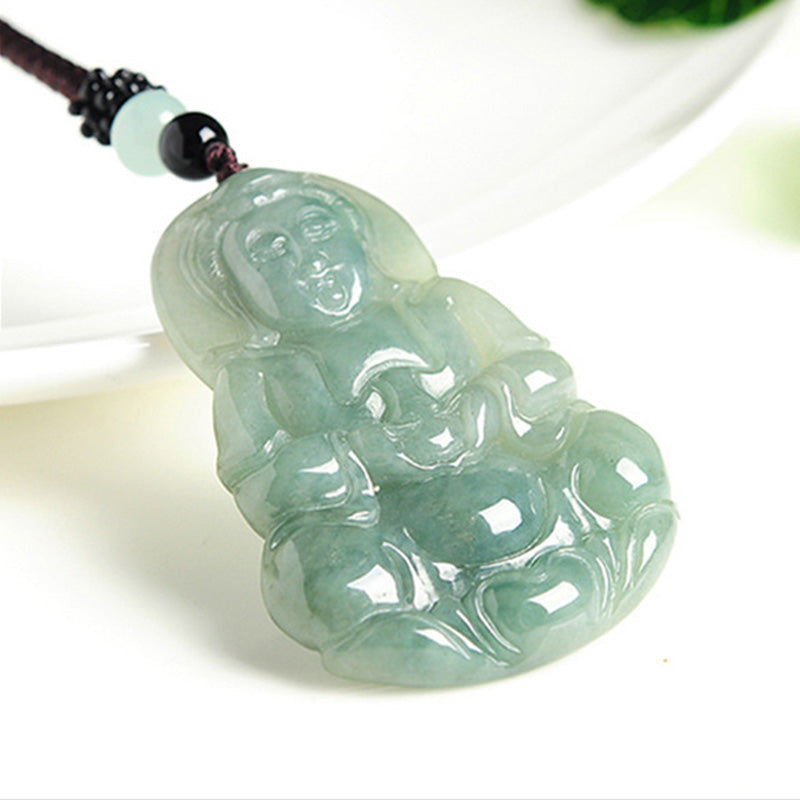 Healing Buddha Jade Necklace
