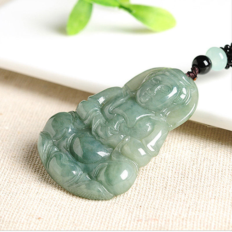 Healing Buddha Jade Necklace