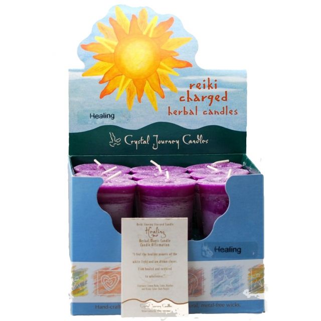 Healing Herbal Votive Candles