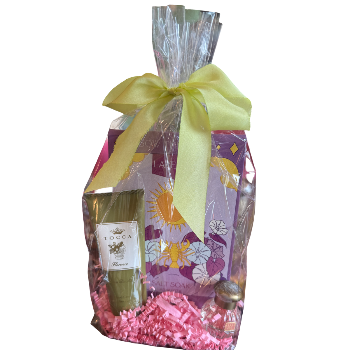 Luxury Self-Care Gift Bag | Tocca Hand Cream, Tocca Mini Perfume and, Sow The Magic Bath Salt Soak