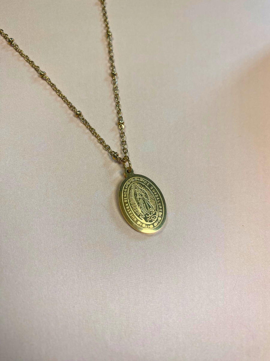 GUADALUPE BIS Necklace - Virgin of Guadalupe Pendant