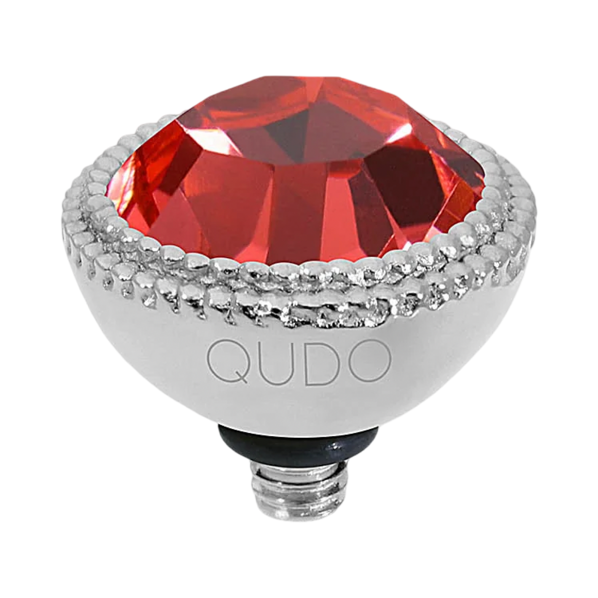 QUDO Fabero Top Silver | Pink Crystals Collection