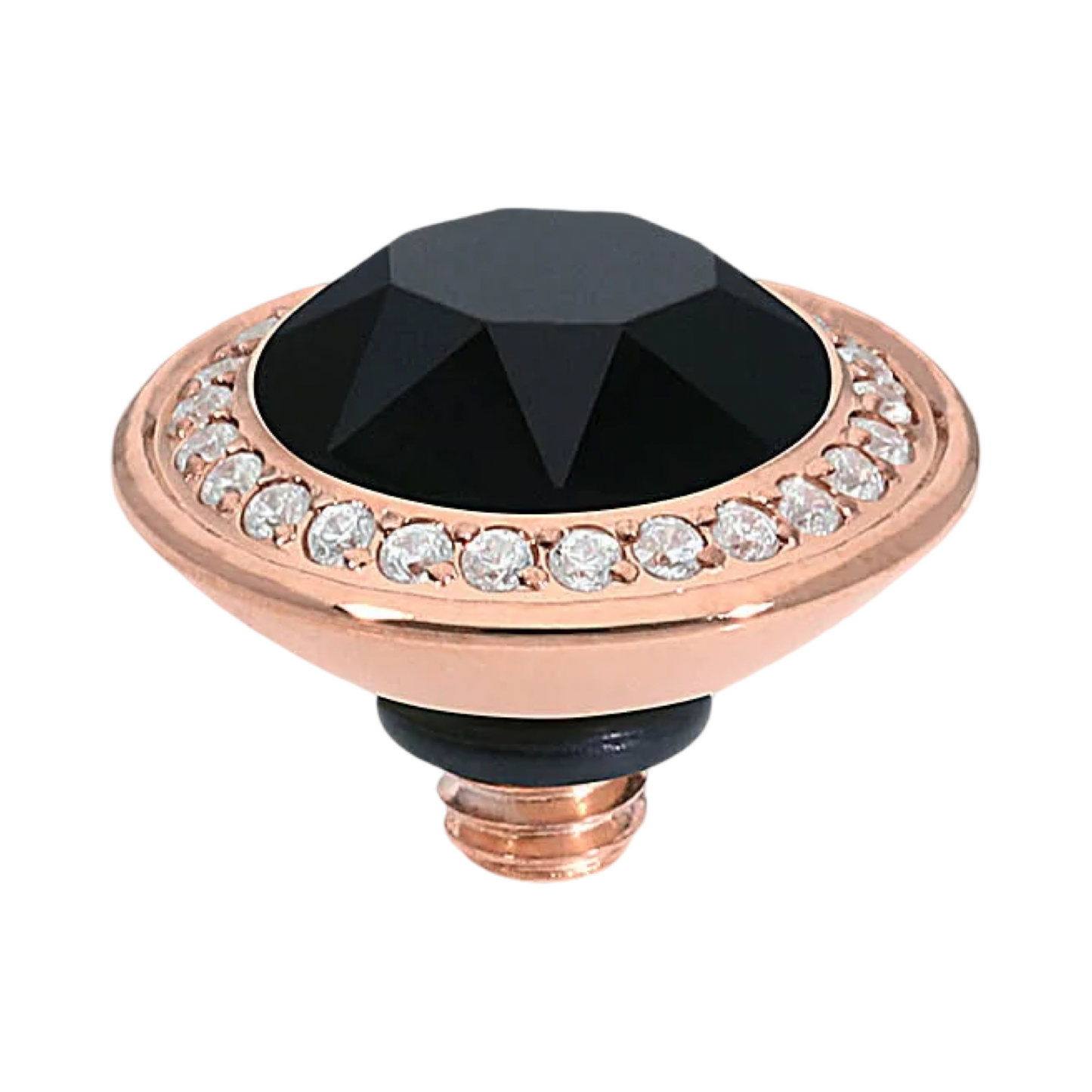QUDO Tondo Small Deluxe Top 0.35" Rose Gold I Neutral Collection