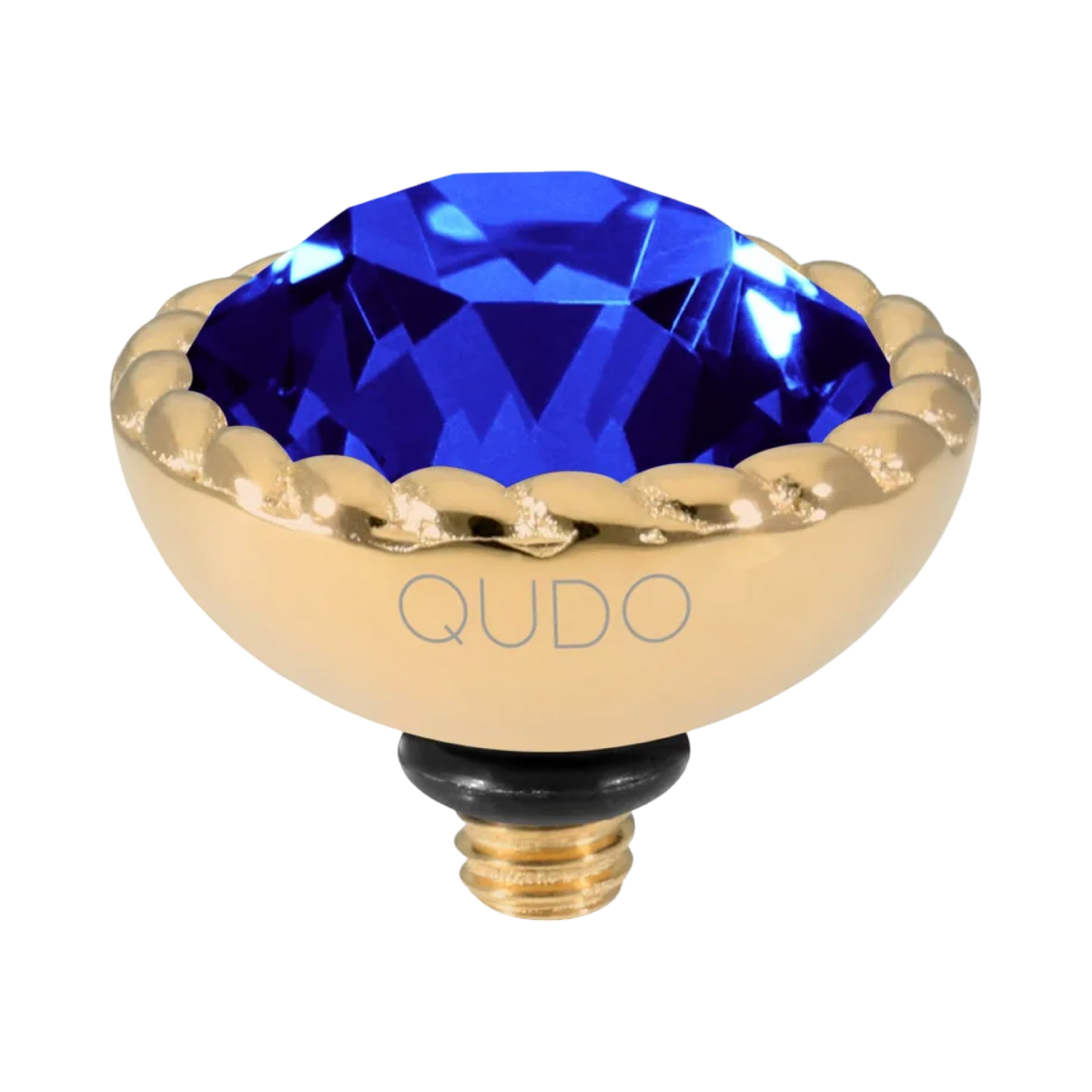 QUDO Bocconi Top Gold | Blue Crystal Collection