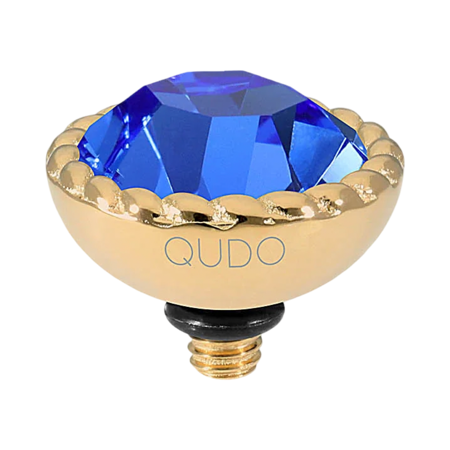 QUDO Bocconi Top Gold | Blue Crystal Collection