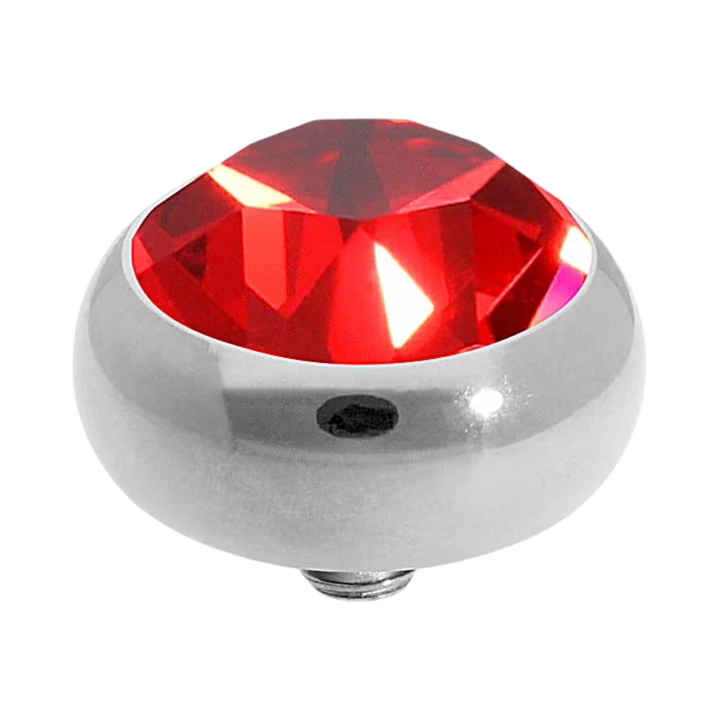QUDO Sesto Top Silver | Red & Orange Crystal Collection