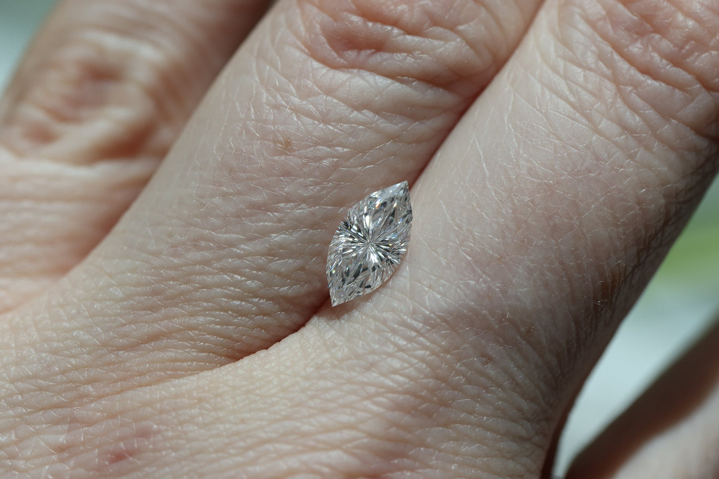 1.08ct marquise lab diamond D VVS2, Divine Portal Cut