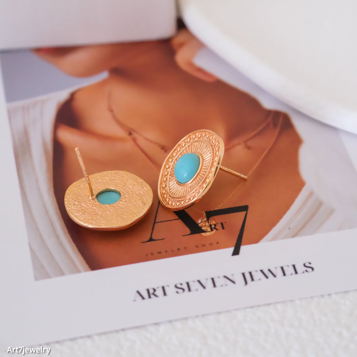 Turquoise Stud Earrings