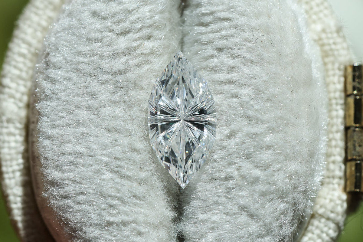 1.06ct marquise lab diamond E VVS2, Divine Portal Cut